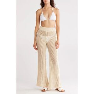 Elan Open Knit Cover-Up Pants